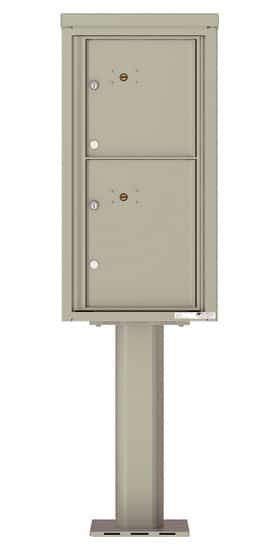 4C09S2P Parcel Lockers 4C Pedestal Mailboxes