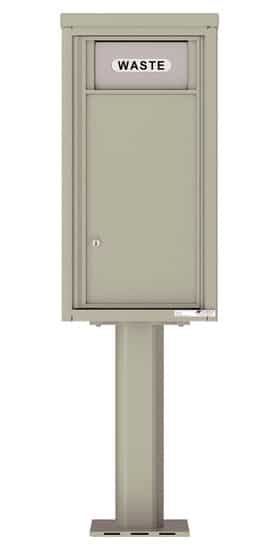 4C09SBIN 4C Pedestal Trash Recycling Bin