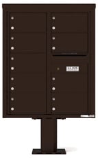 Florence 4C Pedestal 4C10D-09-P Dark Bronze