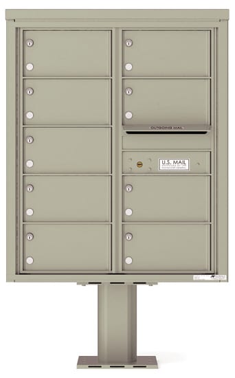 4C10D09-P Commercial 4C Pedestal Mailboxes