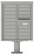Florence 4C Pedestal 4C10D-18-P Silver Speck