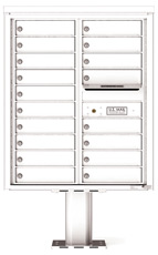 Florence 4C Pedestal 4C10D-18-P White