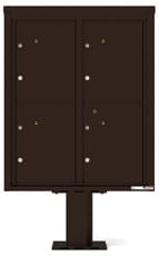Florence 4C Pedestal 4C10D-4P-P Dark Bronze