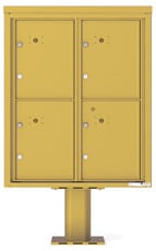Florence 4C Pedestal 4C10D-4P-P Gold Speck