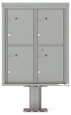 Florence 4C Pedestal 4C10D-4P-P Silver Speck