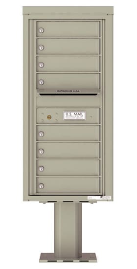 4C10S08-P Commercial 4C Pedestal Mailboxes