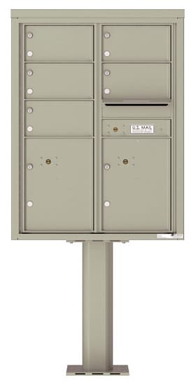 4C11D05-P Commercial 4C Pedestal Mailboxes