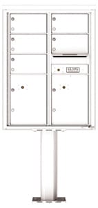Florence 4C Pedestal 4C11D-05-P White