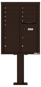 Florence 4C Pedestal 4C11D-09-P Dark Bronze