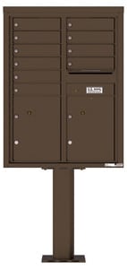 Florence 4C Pedestal 4C11D-10-P Antique Bronze