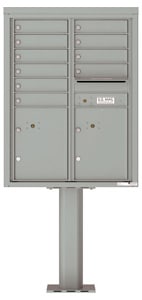 Florence 4C Pedestal 4C11D-10-P Silver Speck