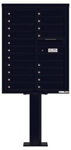 Florence 4C Pedestal 4C11D-19-P Black