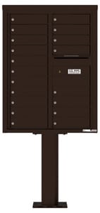 Florence 4C Pedestal 4C11D-19-P Dark Bronze