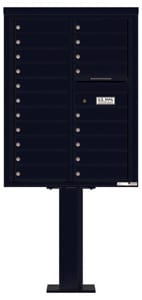 Florence 4C Pedestal 4C11D-20-P Black