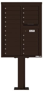 Florence 4C Pedestal 4C11D-20-P Dark Bronze