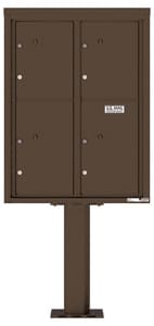 Florence 4C Pedestal 4C11D-4P-P Antique Bronze