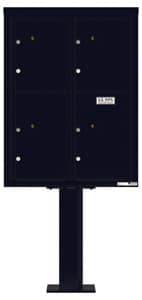 Florence 4C Pedestal 4C11D-4P-P Black