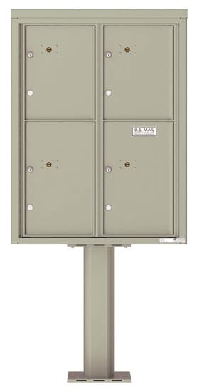 4C11D4P Parcel Lockers 4C Pedestal Mailboxes