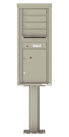 4C11S04-P Commercial 4C Pedestal Mailboxes