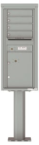 Florence 4C Pedestal 4C11S-04-P Silver Speck