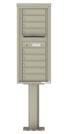 4C11S09-P Commercial 4C Pedestal Mailboxes