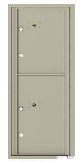 Florence Recessed 4C Horizontal Mailbox – 2 Parcel Lockers – Front Loading – 11 Doors High – Private Delivery Product Image