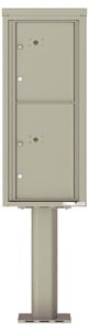 Florence 4C Pedestal 4C11S-2P-P Postal Grey