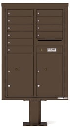 Florence 4C Pedestal 4C12D-10-P Antique Bronze
