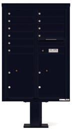 Florence 4C Pedestal 4C12D-10-P Black