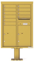 Florence 4C Pedestal 4C12D-10-P Gold Speck