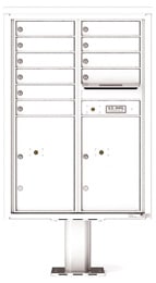 Florence 4C Pedestal 4C12D-10-P White