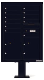 Florence 4C Pedestal 4C12D-11-P Black