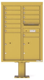 Florence 4C Pedestal 4C12D-11-P Gold Speck