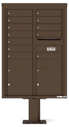 Florence 4C Pedestal 4C12D-12-P Antique Bronze