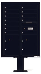 Florence 4C Pedestal 4C12D-12-P Black