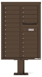 Florence 4C Pedestal 4C12D-22-P Antique Bronze