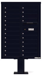 Florence 4C Pedestal 4C12D-22-P Black