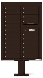 Florence 4C Pedestal 4C12D-22-P Dark Bronze