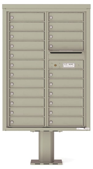 4C12D22-P Commercial 4C Pedestal Mailboxes