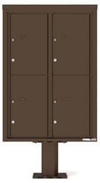 Florence 4C Pedestal 4C12D-4P-P Antique Bronze
