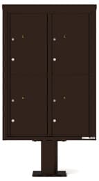 Florence 4C Pedestal 4C12D-4P-P Dark Bronze