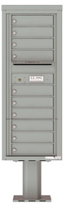 Florence 4C Pedestal 4C12S-10-P Silver Speck