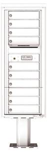 Florence 4C Pedestal 4C12S-10-P White
