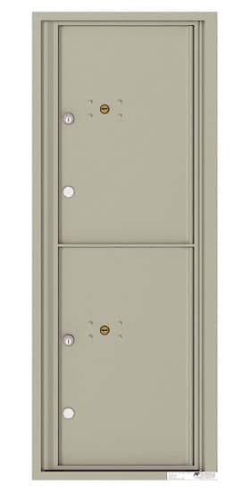 Florence Recessed 4C Horizontal Mailbox – 2 Parcel Lockers – Front Loading – 12 Doors High – Private Delivery Product Image