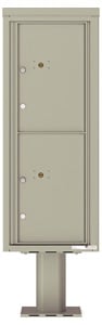 Florence 4C Pedestal 4C12S-2P-P Postal Grey