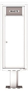 Florence 4C Pedestal 4C12S-BIN-P White
