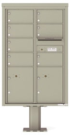 Florence 4C Pedestal 4C13D-07-P Postal Grey