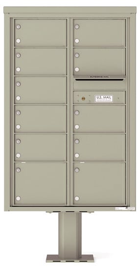 4C13D11-P Commercial 4C Pedestal Mailboxes