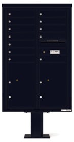 Florence 4C Pedestal 4C13D-12-P Black