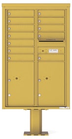 Florence 4C Pedestal 4C13D-12-P Gold Speck